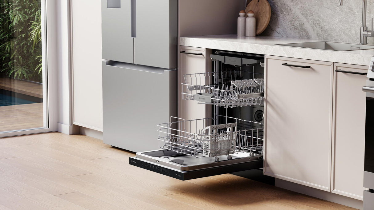300 Series, built-under dishwasher, 24'', Black