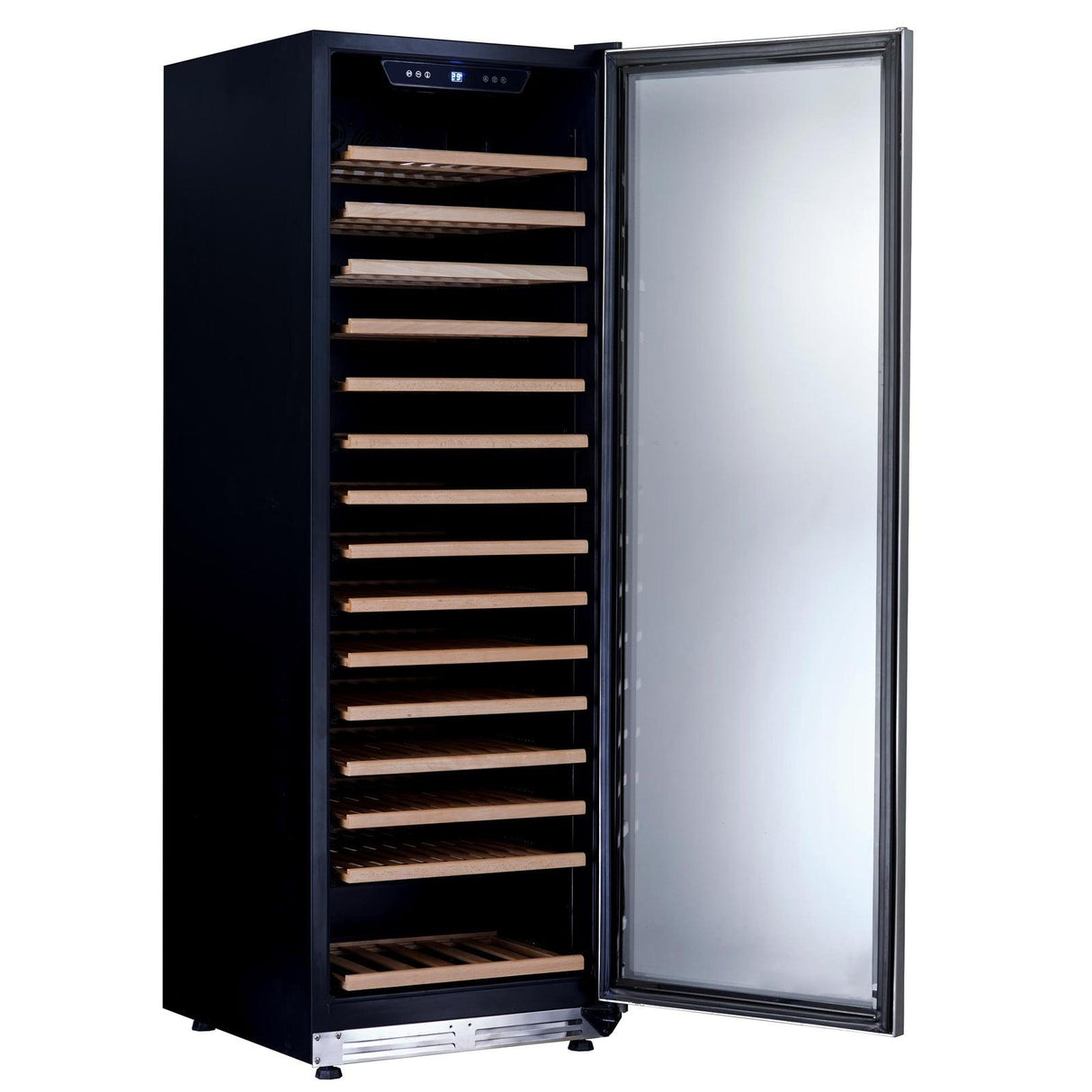 165 Bottle DESIGNER Series Wine Cooler - Stainless Steel / 165 Bottles