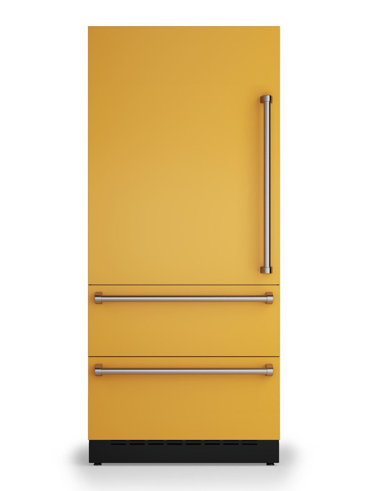 36"W. Integrated Bottom Freezer Door Panel Left Hinge - Daffodil