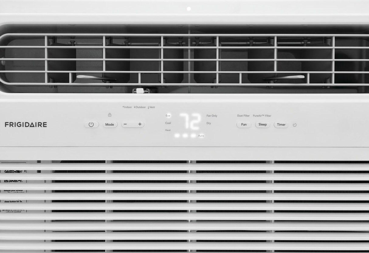 12,000 BTU Window Room Air Conditioner with Supplemental Heat