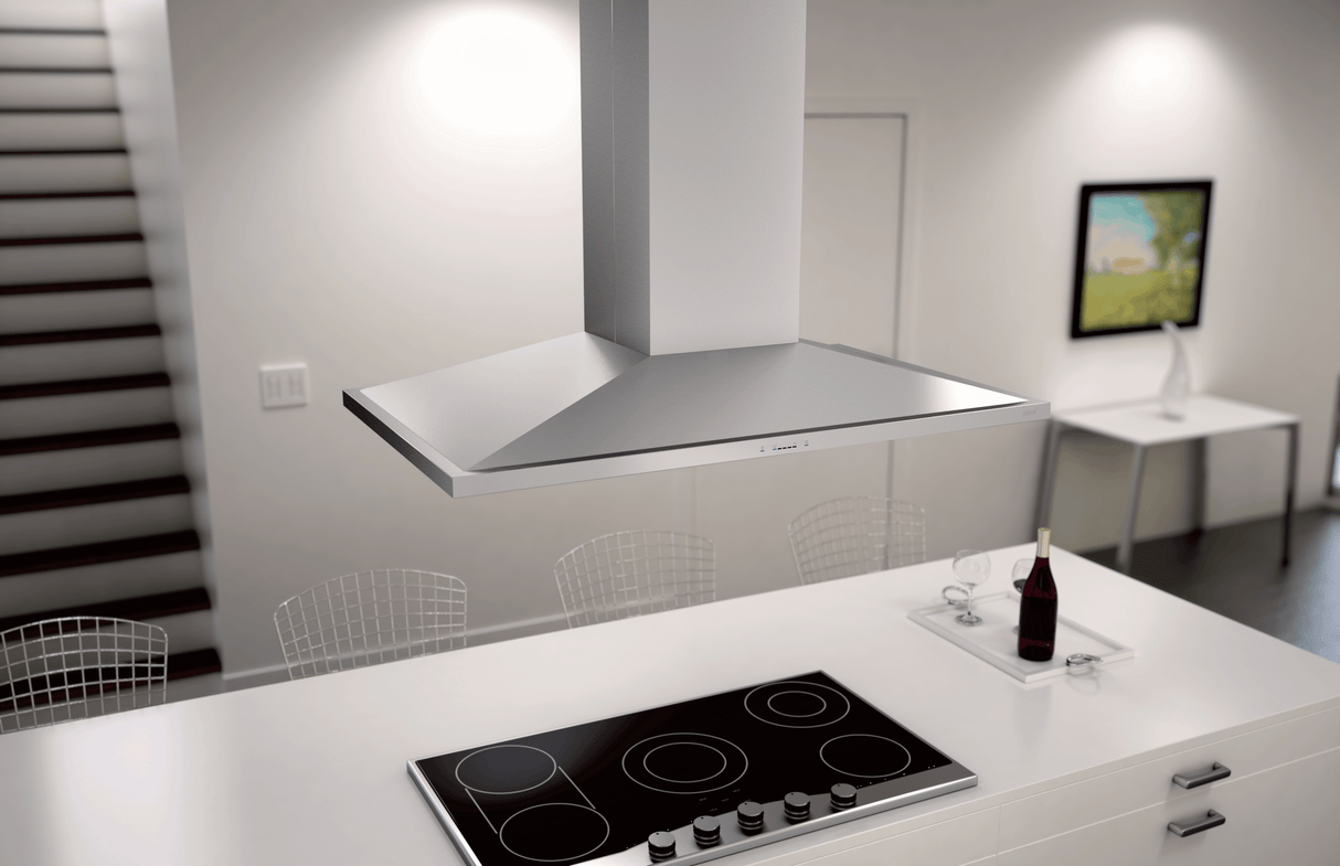 Anzio, Island, 90cm, SS, 600 CFM, ACT, LED