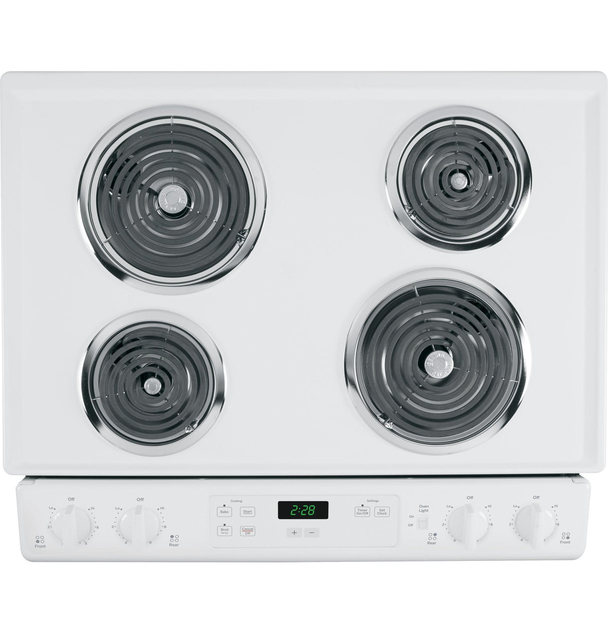 GE® 30" Drop-In Electric Range