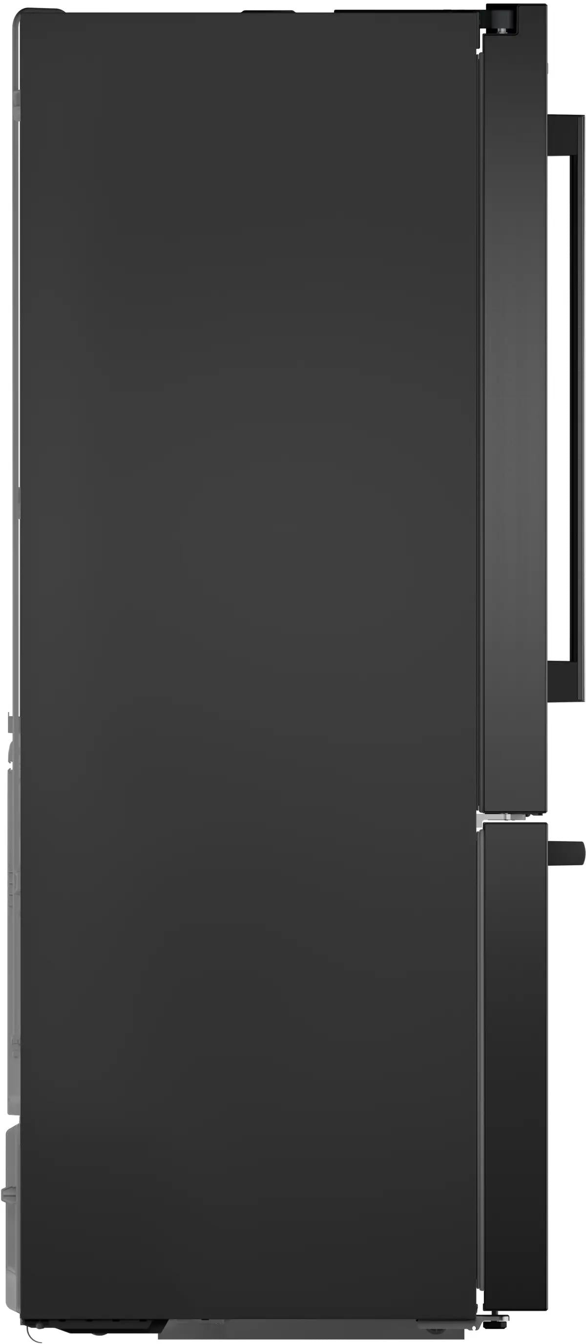 500 Series French Door Bottom Mount Refrigerator 36" Black Stainless Steel, Total No Frost