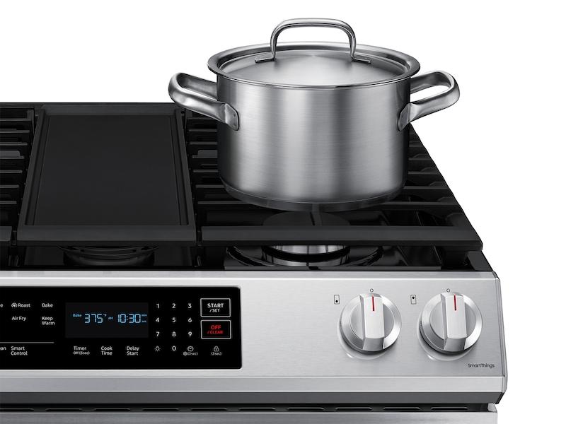 6.0 cu. ft. Smart Slide-in Gas Range with Air Fry & Convection in Fingerprint Resistant Stainless Steel