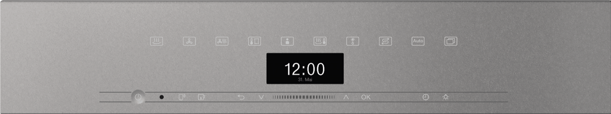 DGC 7440 AM Graphite grey - 24" Compact Combi-Steam Oven XL for steam cooking, baking, roasting with networking + BrilliantLight.