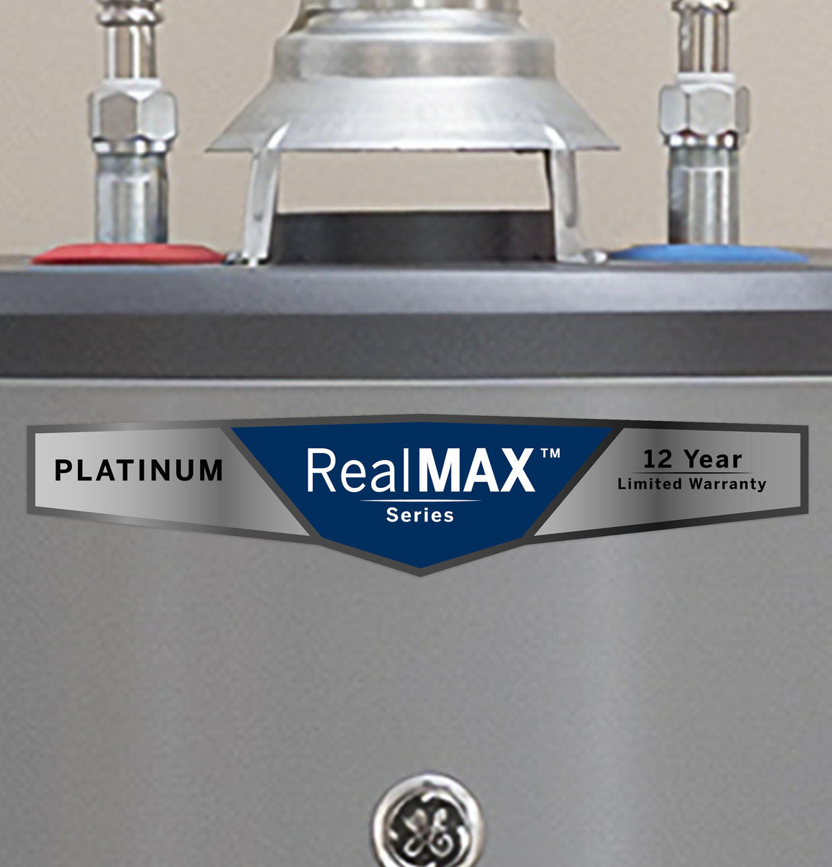GE RealMAX Platinum 40-Gallon Tall Natural Gas Atmospheric Water Heater