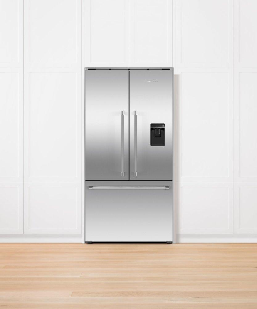 Freestanding French Door Refrigerator Freezer, 36", 20.1 cu ft, Ice & Water