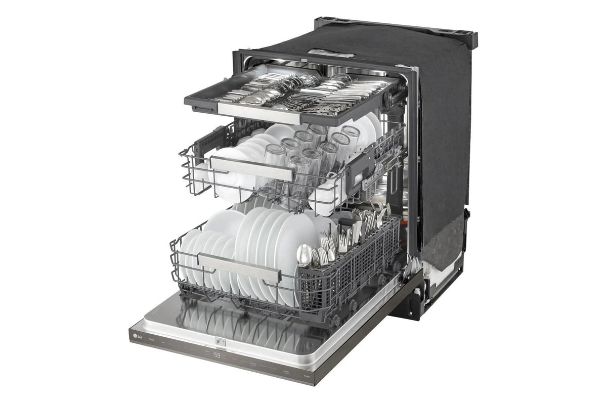 Smart FlushFit™ Top Control Dishwasher with 1-Hour Wash & Dry, QuadWash® Pro, TrueSteam® and Dynamic Heat Dry™ w/AutoVent Dry™
