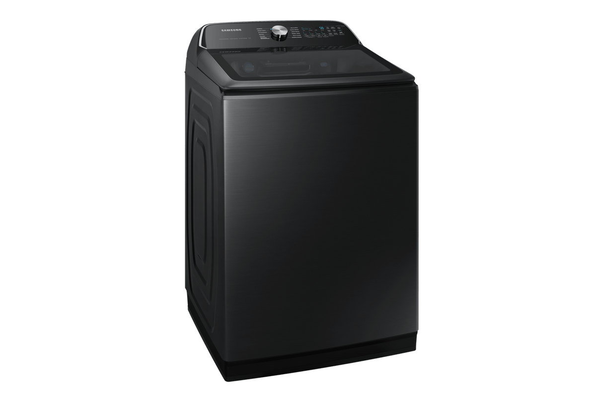 5.4 cu. ft. Extra-Large Capacity Smart Top Load Washer with ActiveWave™ Agitator and Super Speed Wash in Brushed Black