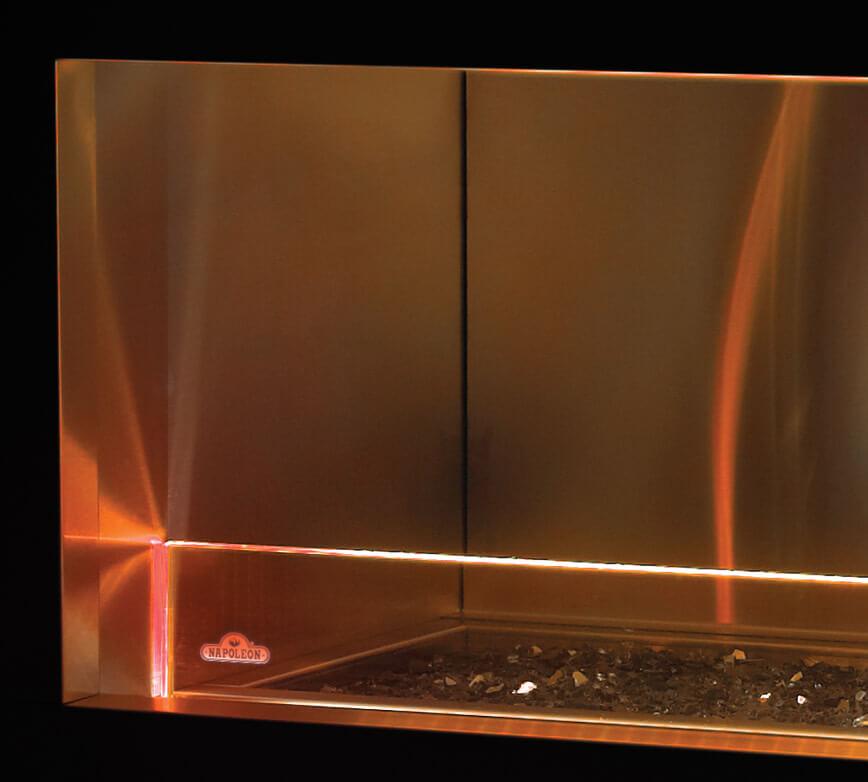 Galaxy 48 See Through Outdoor Fireplace, Electronic ignition
