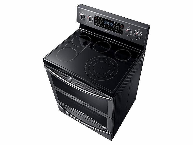 5.9 cu. ft. Freestanding Electric Range with Flex Duo™ & Dual Door in Black Stainless Steel