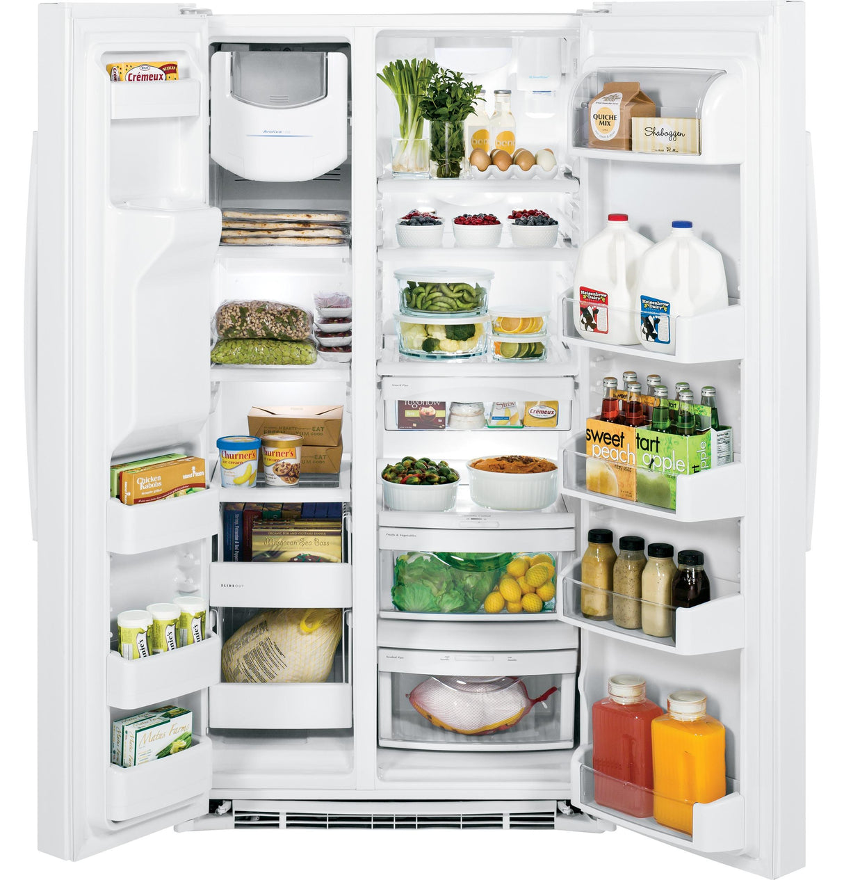 GE® ENERGY STAR® 25.3 Cu. Ft. Side-By-Side Refrigerator