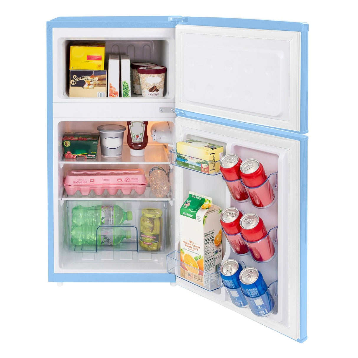 Avanti 3.1 Cu. Ft. Retro Compact Refrigerator - Robin's Egg Blue