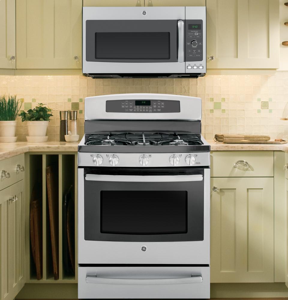 GE Profile Series 30" Free-Standing Self Clean Gas Range with Warming Drawer