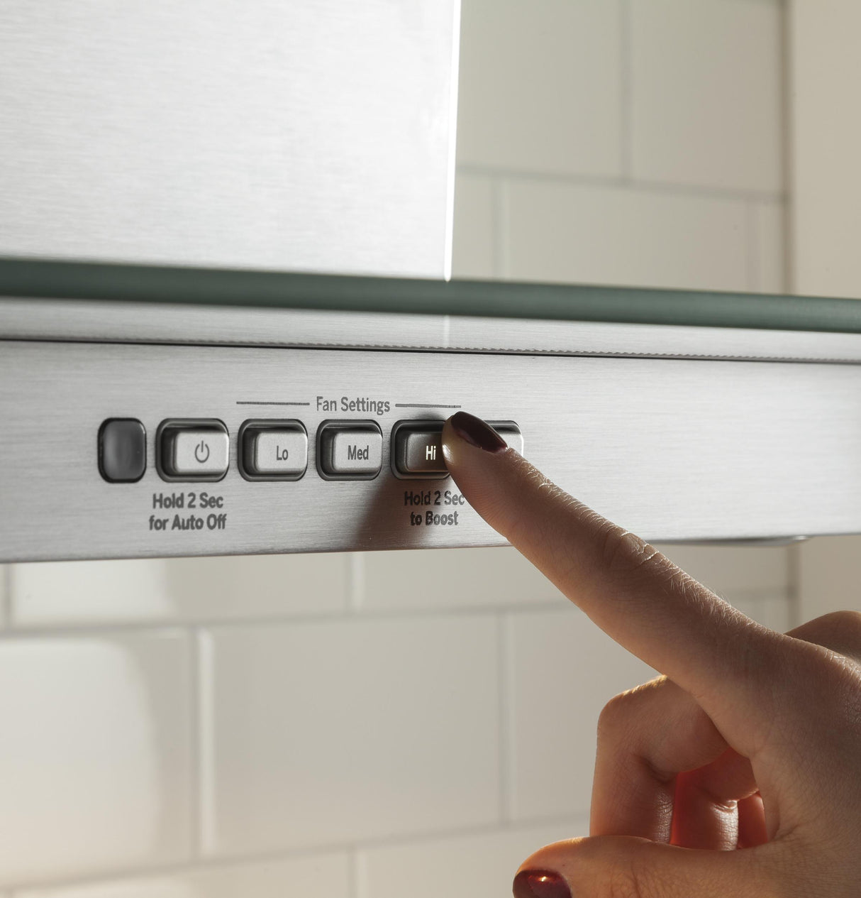 GE Profile™ Series 36" Wall-Mount Glass Canopy Chimney Hood