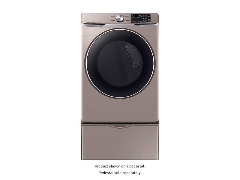 7.5 cu. ft. Smart Gas Dryer with Steam Sanitize+ in Champagne