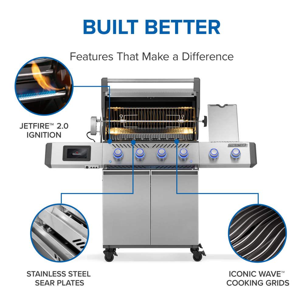 Prestige PRO 500 with Smart Technology , Natural Gas, Stainless Steel
