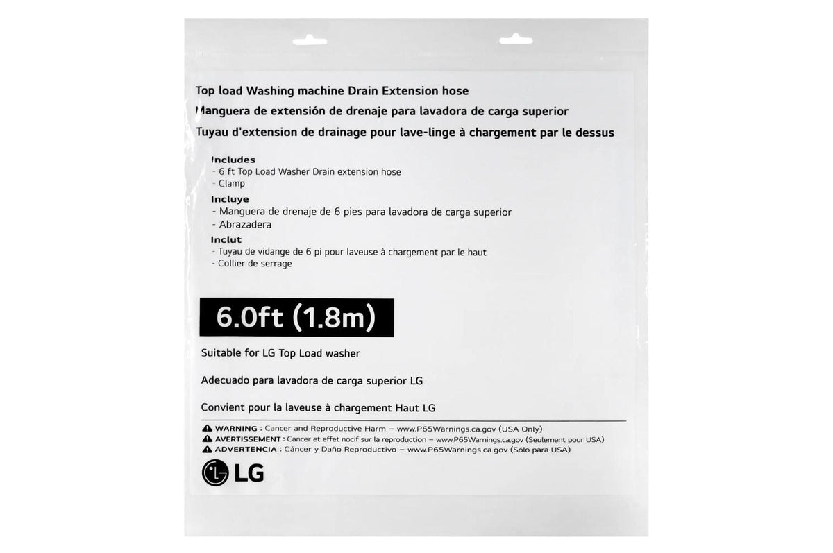 LG Accessories AGF04127478 Drain Hose Extension TL