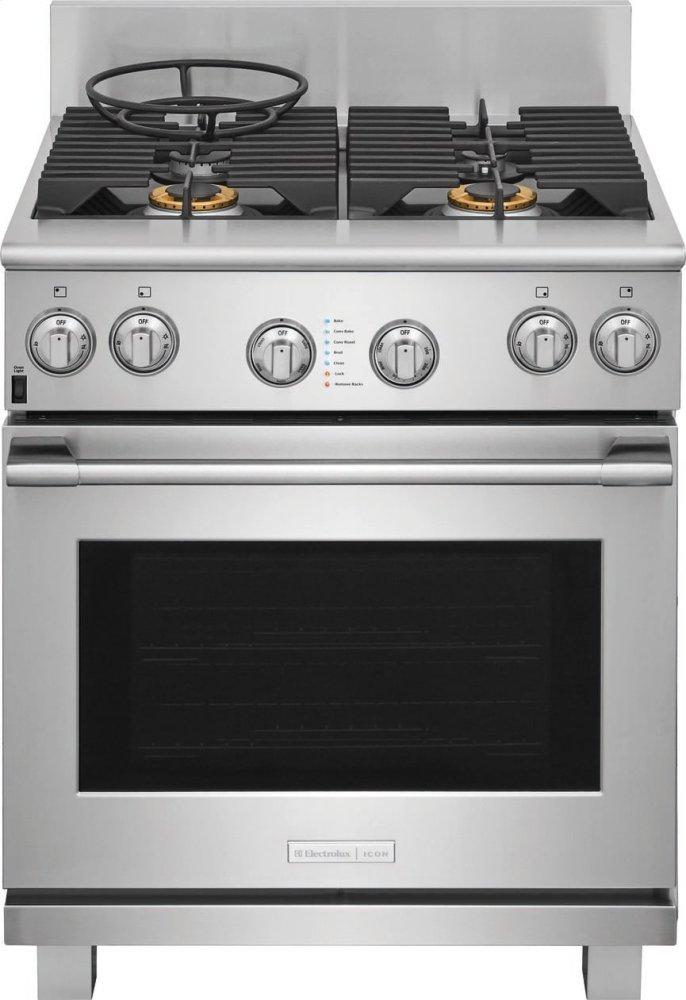 30'' Dual-Fuel Freestanding Range