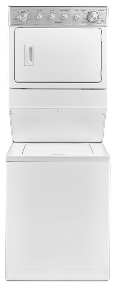 2.3 cu.ft Electric Stacked Laundry Center 8 Wash cycles and AutoDry