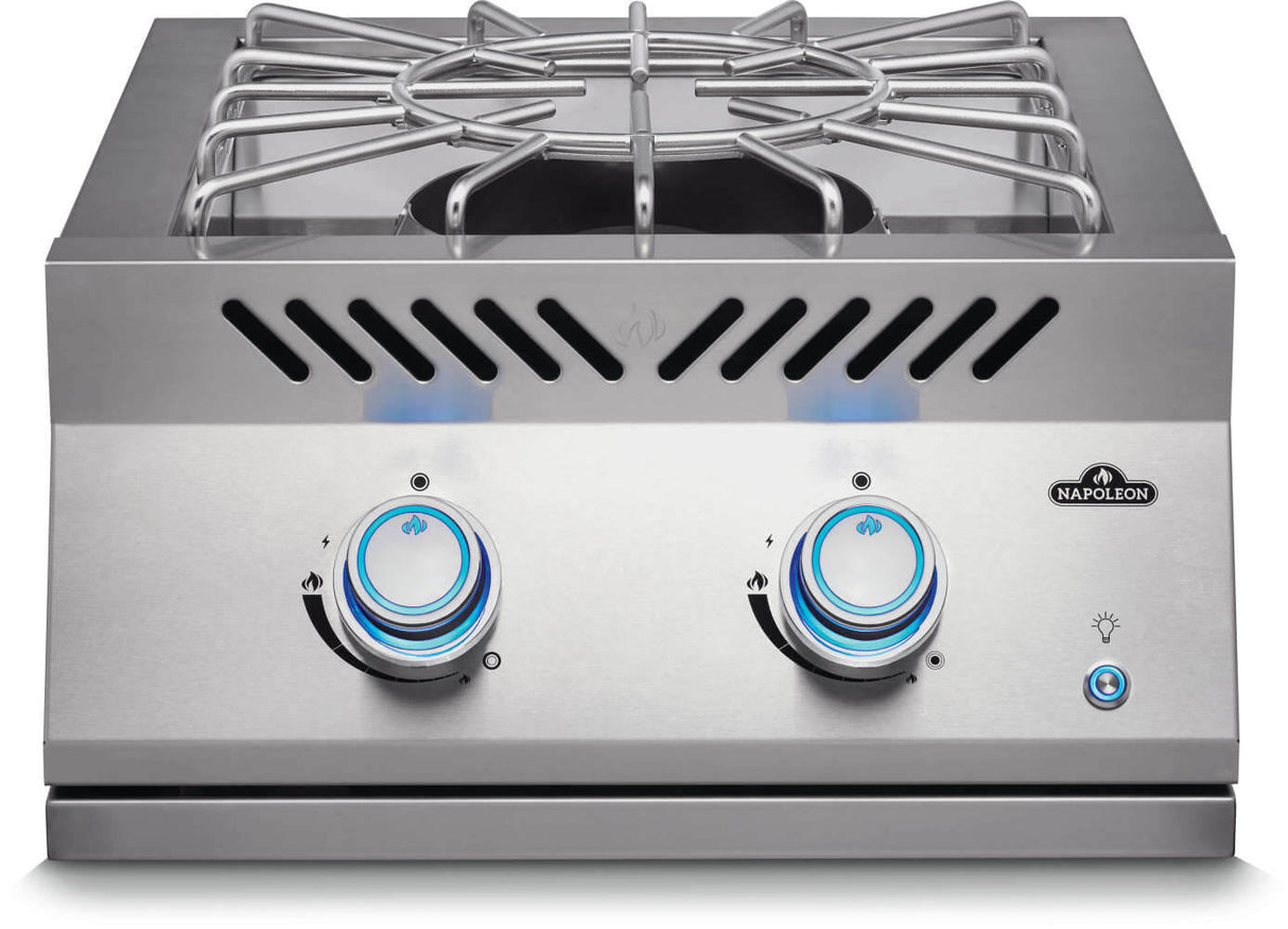 Built-in 700 Series Power Burner with Stainless Steel Cover , Propane, Stainless Steel