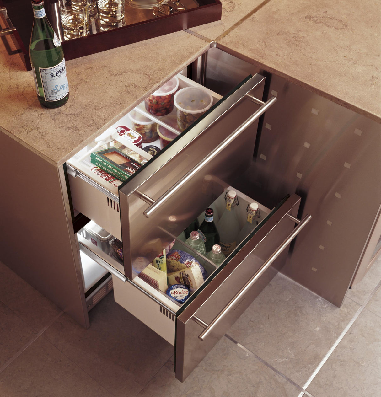Monogram Double-Drawer Refrigerator Module