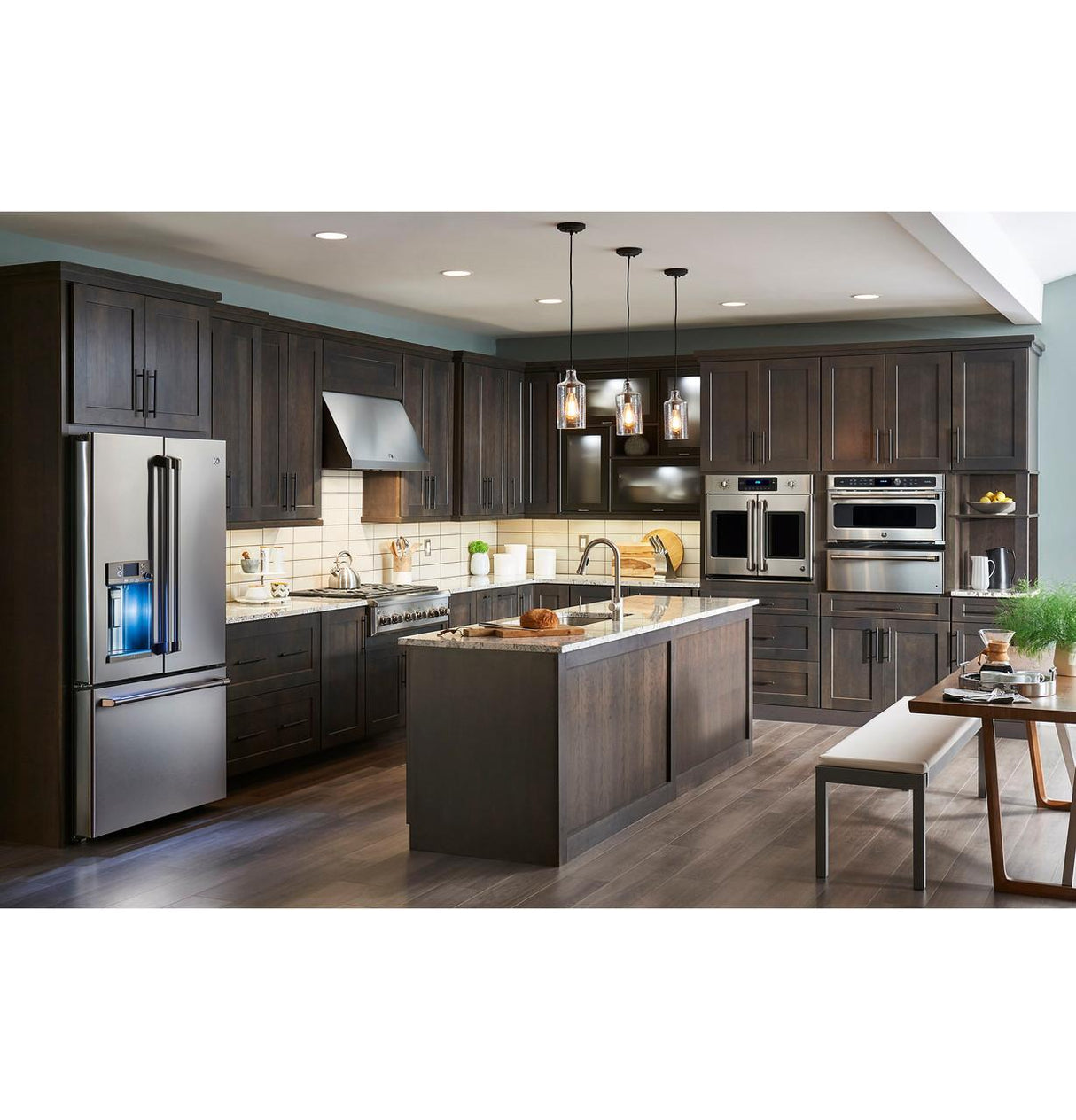 GE Café™ Series Stainless Interior Built-In Dishwasher with Hidden Controls