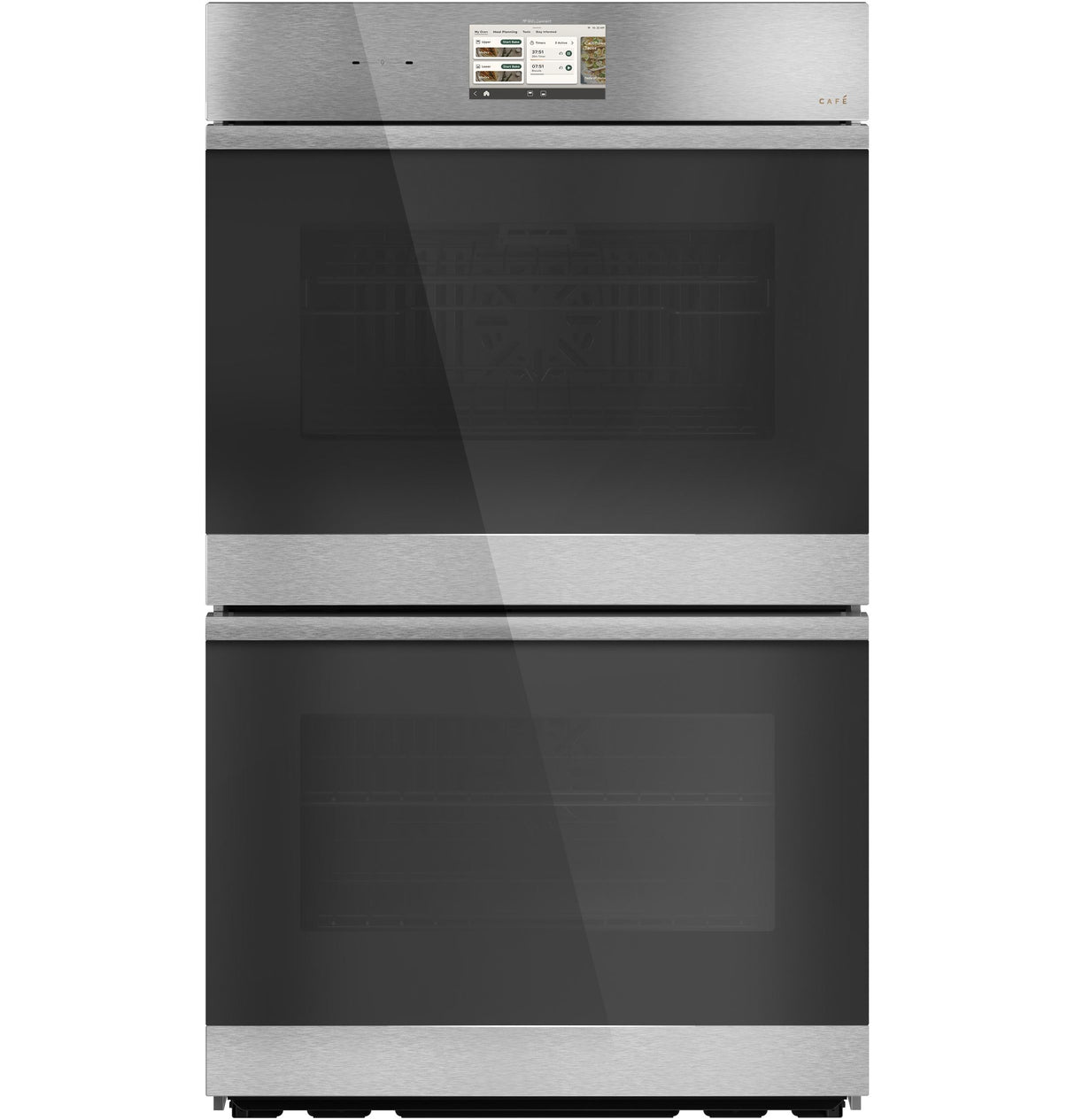 CAF(EBACK)™ 30" Smart Built-In Convection Double Wall Oven in Platinum Glass