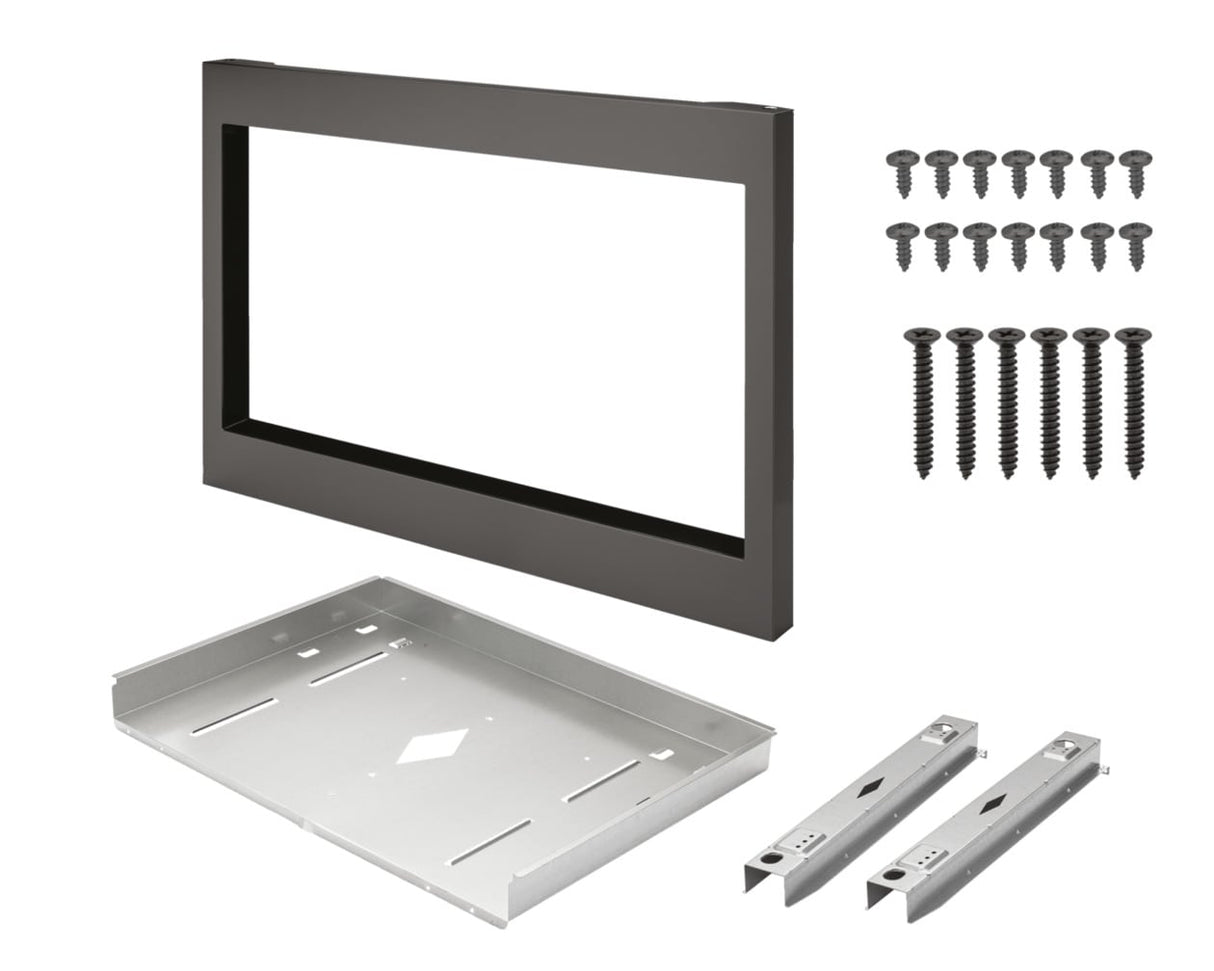 27" Dark Stainless Steel Gallery Microwave Trim Kit