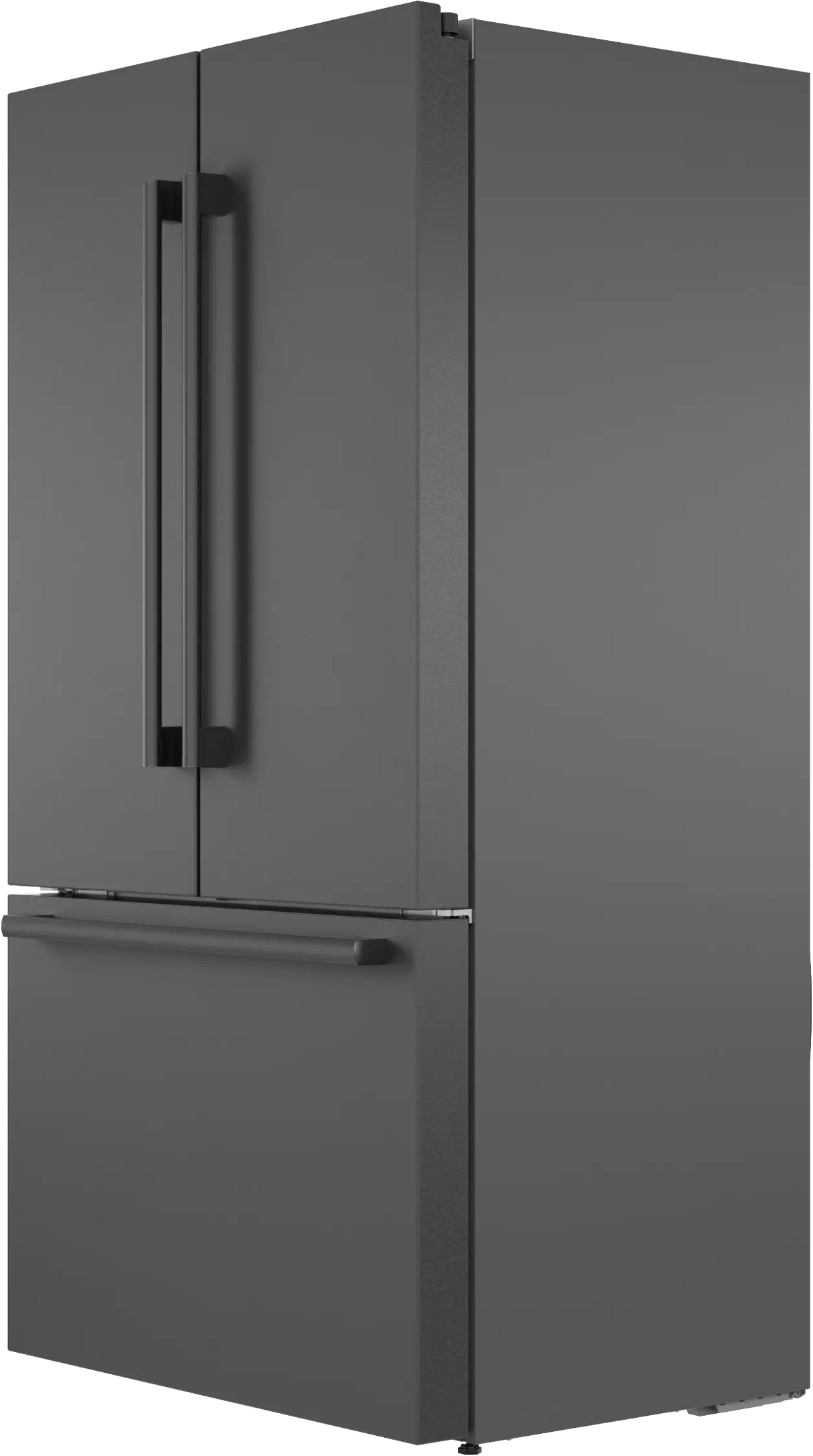 800 Series French Door Bottom Mount Refrigerator 36" Black Stainless Steel
