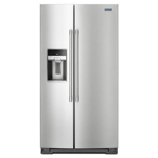 Maytag® 36- Inch Wide Counter Depth Side-by-Side Refrigerator- 21 Cu. Ft. - Fingerprint Resistant Stainless Steel
