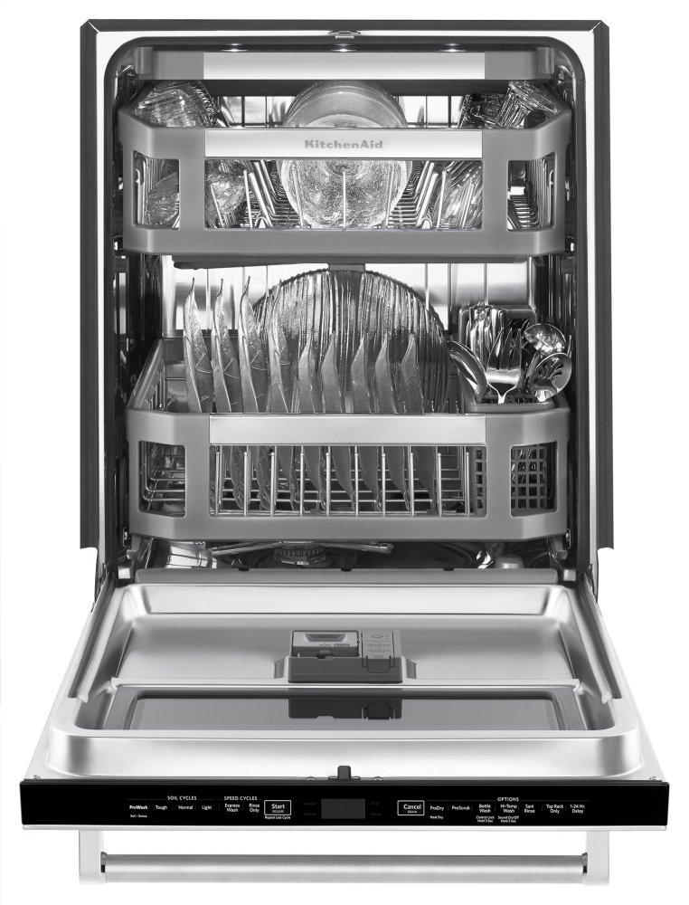 44 dBA Dishwasher with Window and Lighted Interior - Stainless Steel