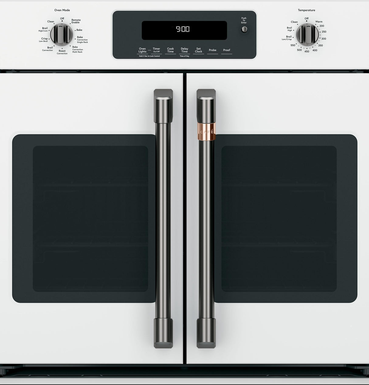 Café™ 2 French-Door Handles - Brushed Black