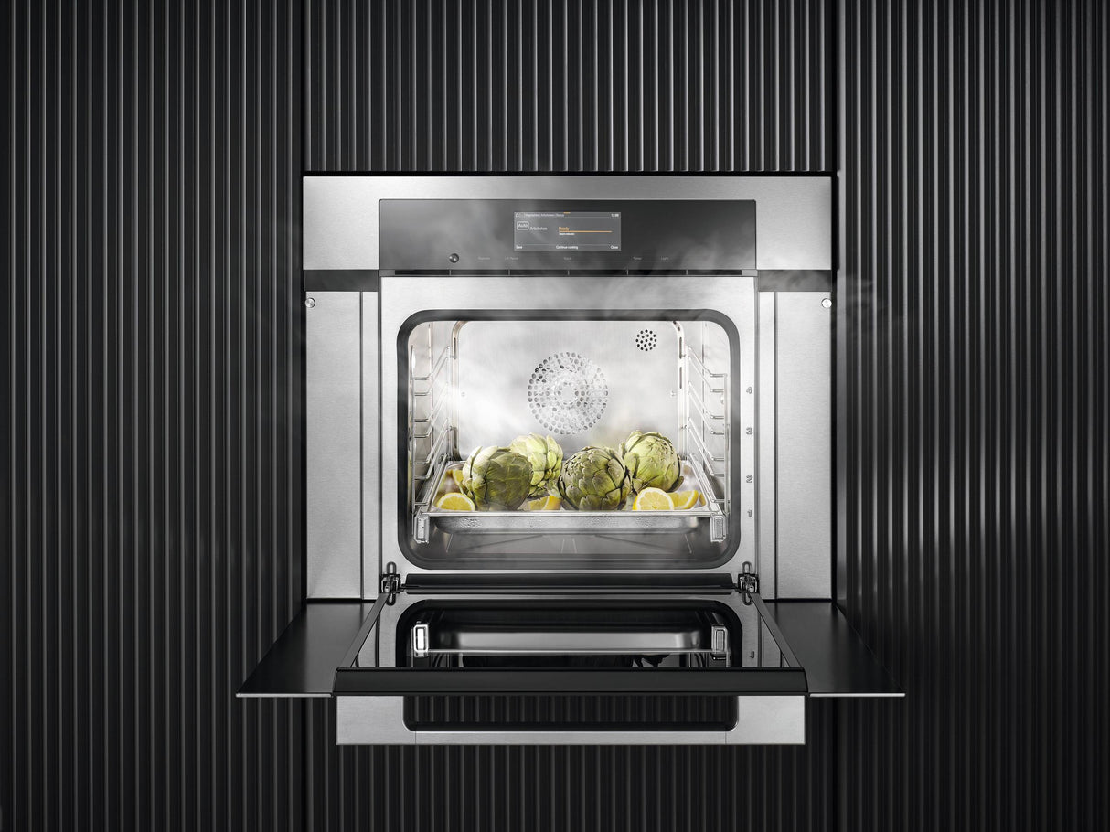 DGC 7780 Clean Touch Steel - 30" Combi-Steam Oven XXL for steam cooking, baking, roasting with roast probe + menu cooking.