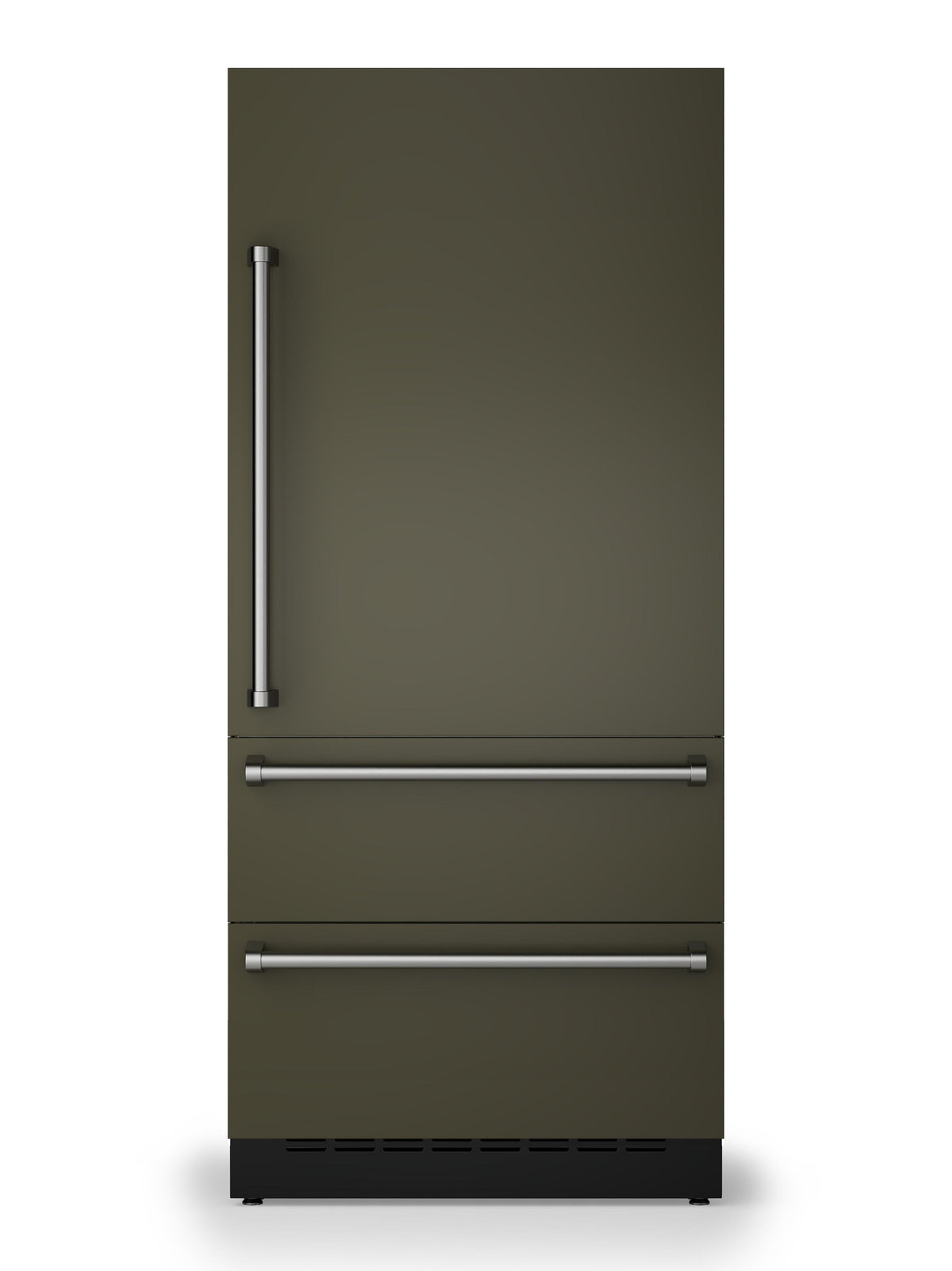 36"W. Integrated Bottom Freezer Door Panel Right Hinge - Martini
