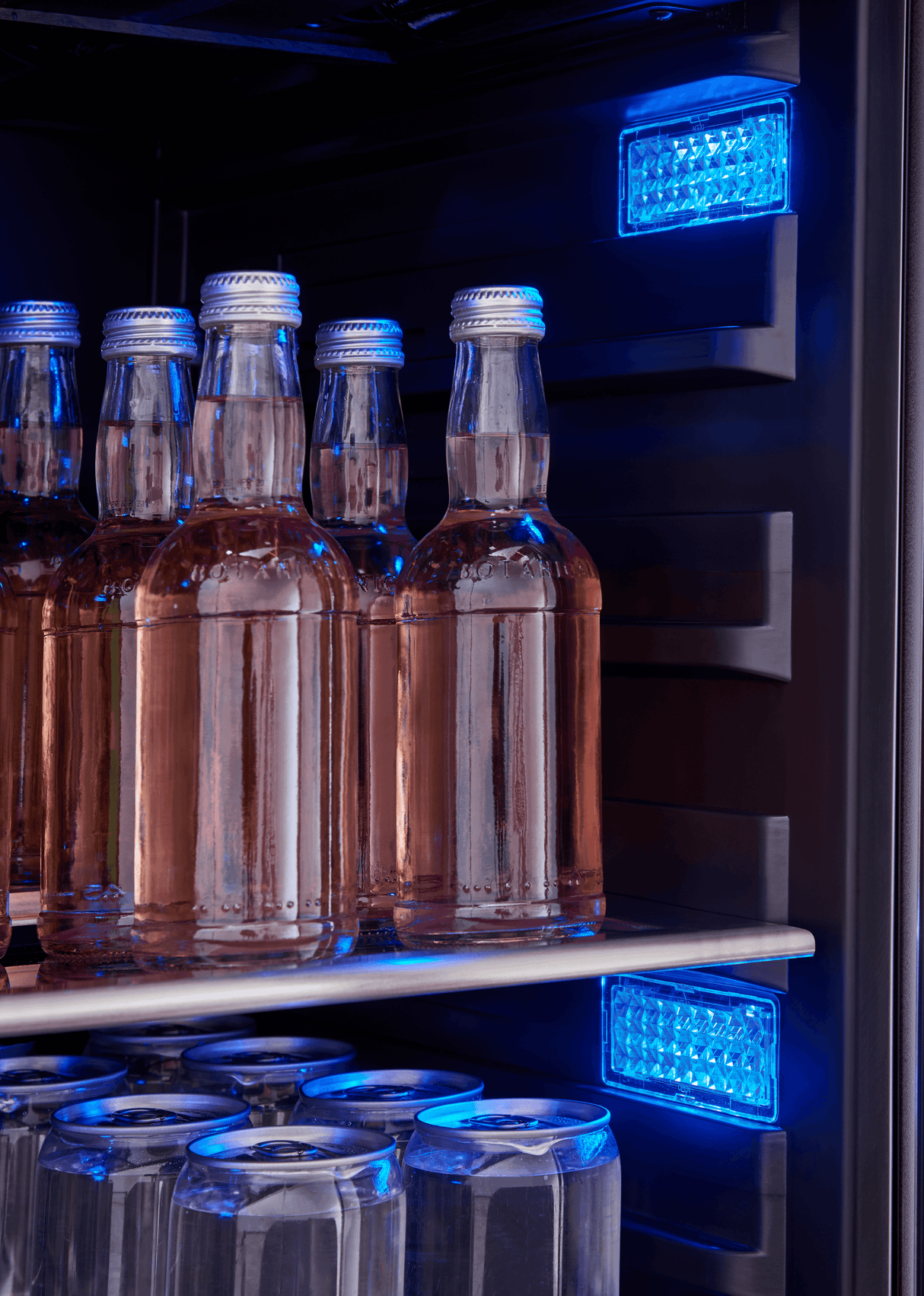 Presrv Beverage Cooler, 24in Full Size, SS+Glass, Reversible Door, 1 Zone