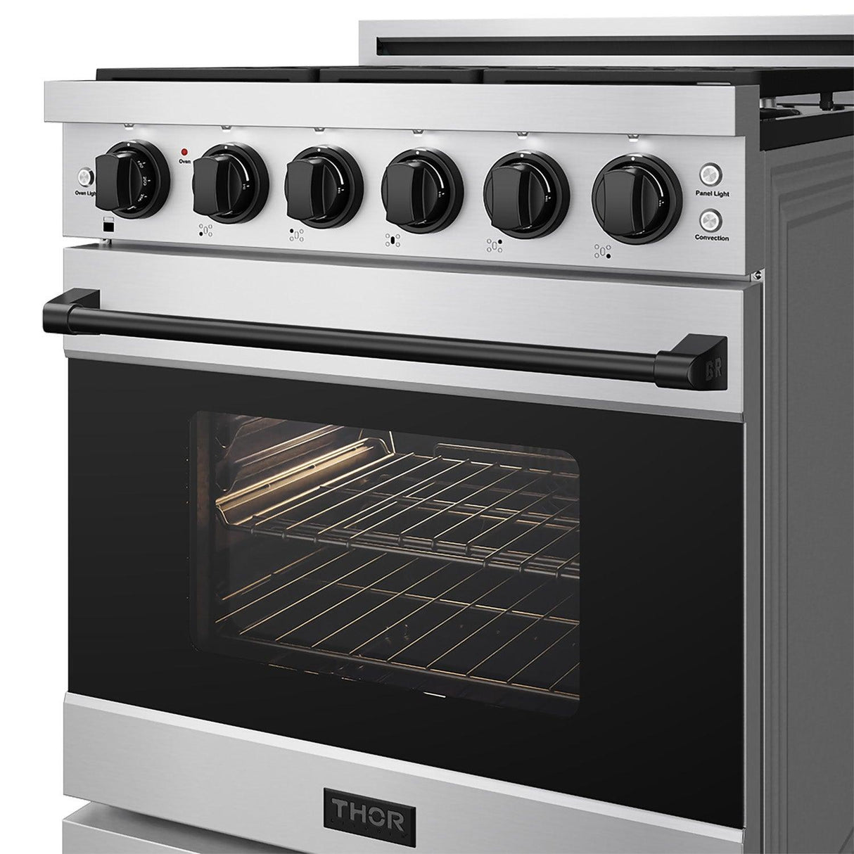 30 Inch Professional Liquid Propane With Precision Knob Control In Stainless Steel/black