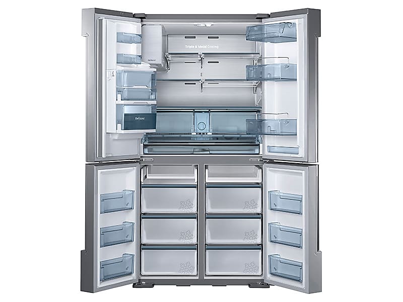 34 cu. ft. 4-Door Flex™ Chef Collection Refrigerator with Sparkling Water Dispenser in Stainless Steel