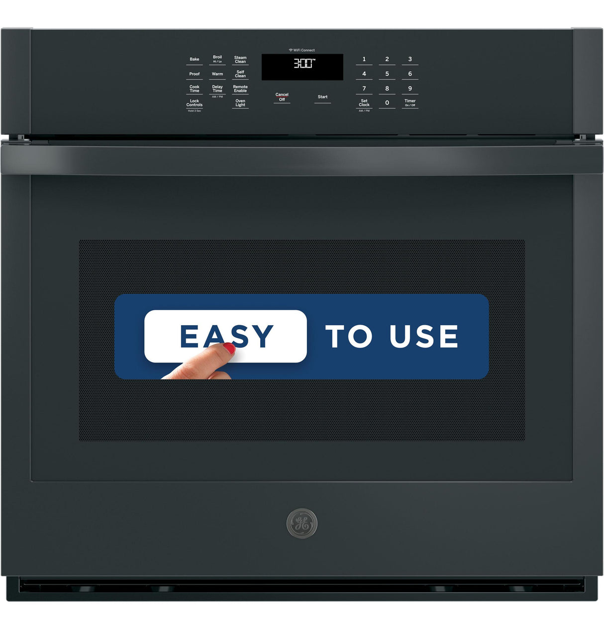 GE® 30" Smart Built-In Self-Clean Single Wall Oven with Never-Scrub Racks
