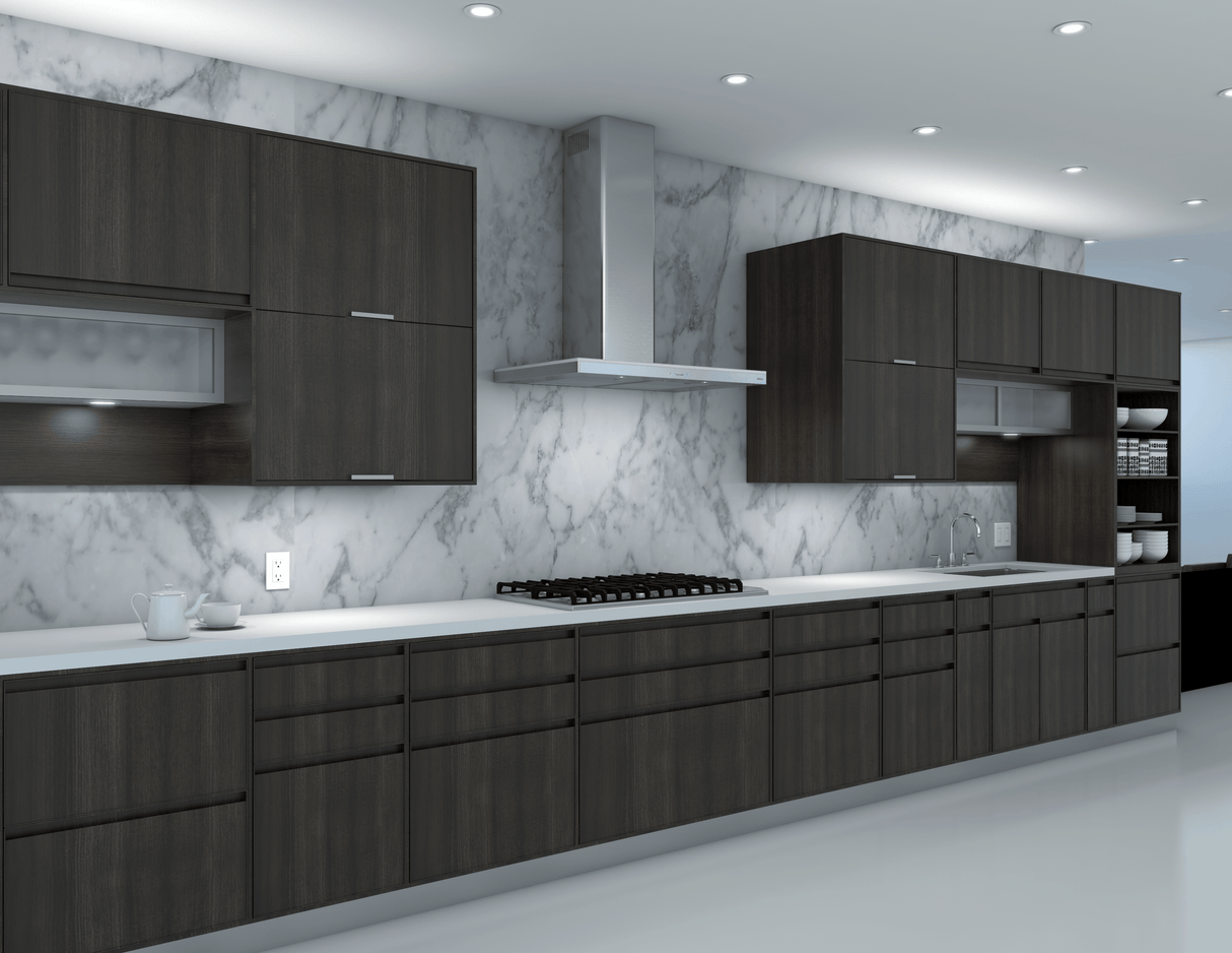 Luce, Wall, 30", SS, 600 CFM, ACT, LED