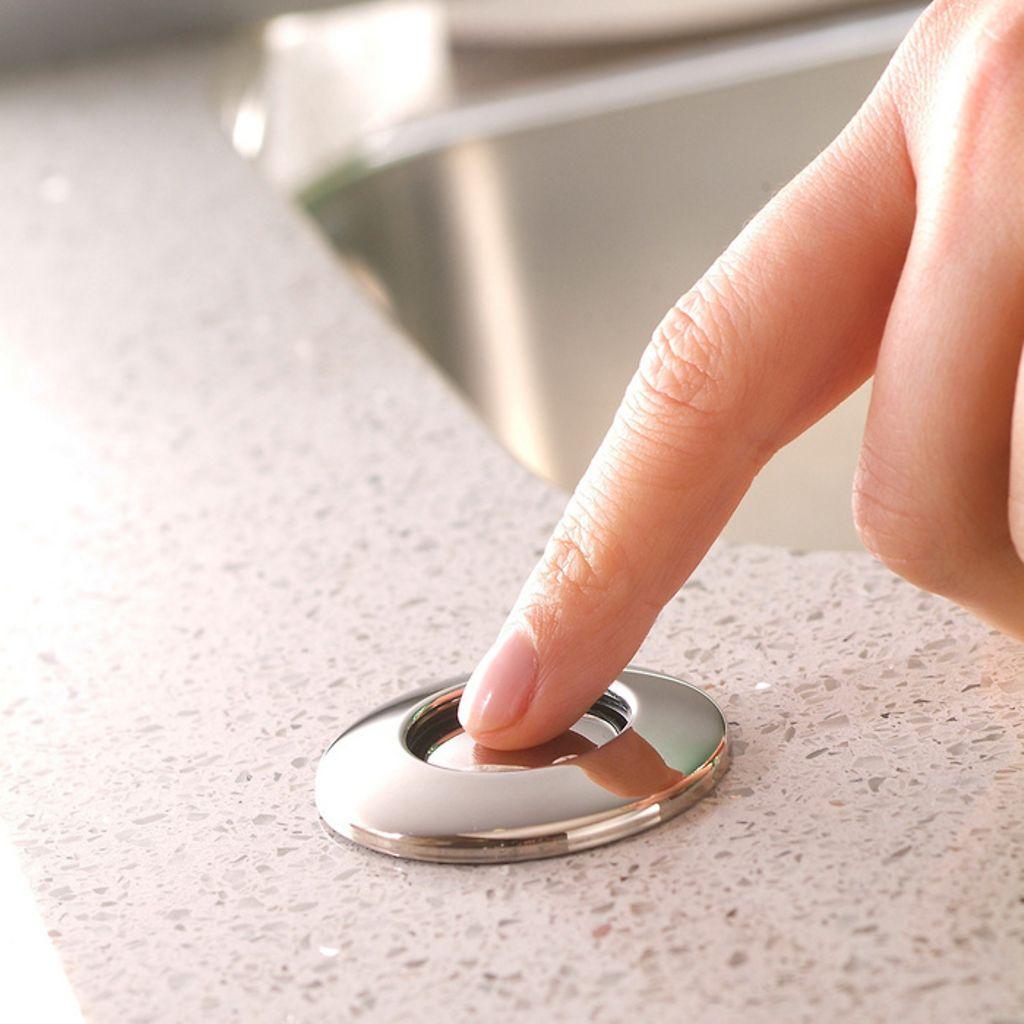 SinkTop Switch - Dual Outlet (Chrome and White Buttons included)