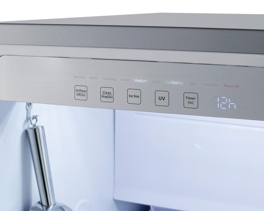 18" Wide Clear Icemaker, ADA Compliant (panel Not Included)