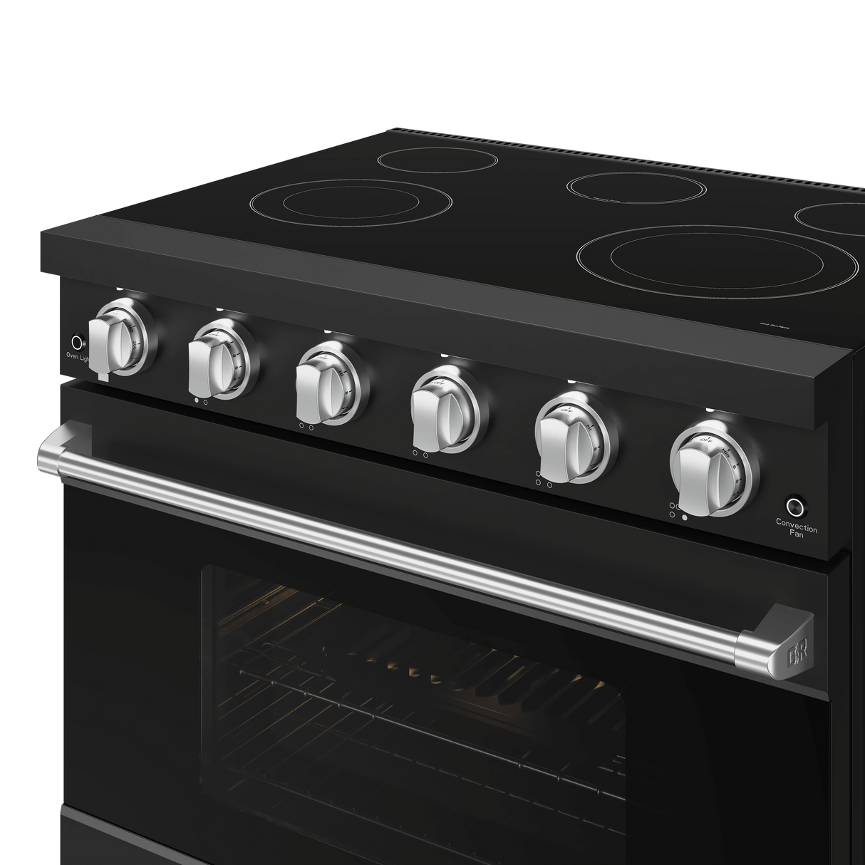 36 Inch Professional Electric Range In Black/stainless Steel Gordon Ramsay Series