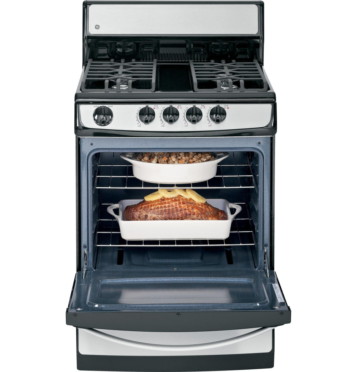 GE® 24" Standard Clean Free-Standing Gas Range