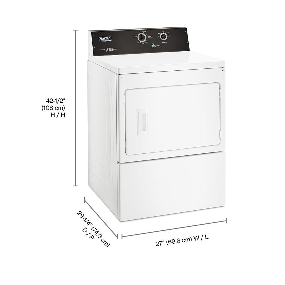 7.4 cu. ft. Commercial-Grade Residential Dryer