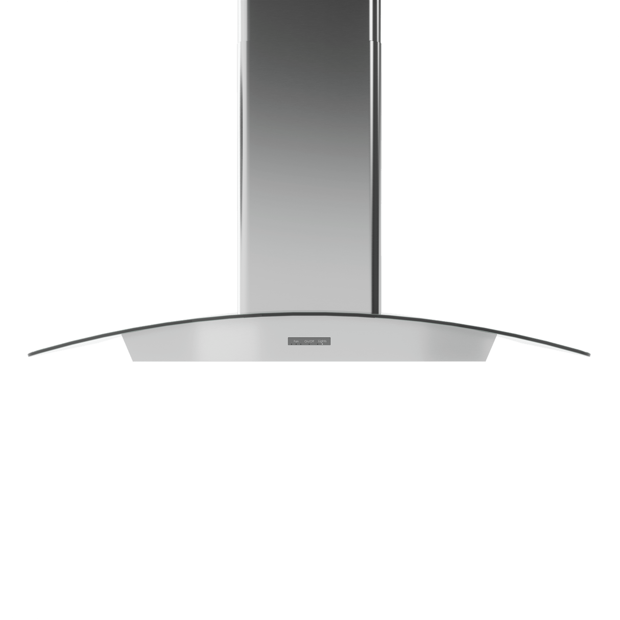 Brisas Curved Glass Chim. Wall, 30" G, 600 CFM, ACT, LED