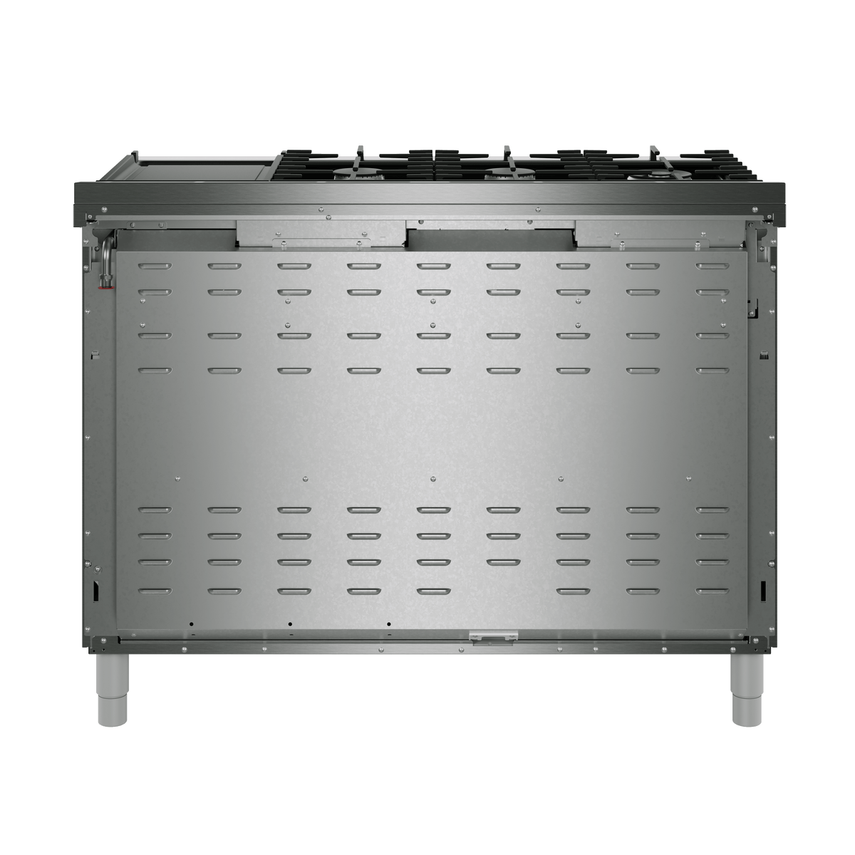 800 Series, Dual fuel freestanding range, 48'', Stainless steel