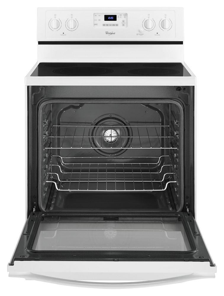 6.4 Cu. Ft. Freestanding Electric Range with AquaLift® Self-Cleaning Technology