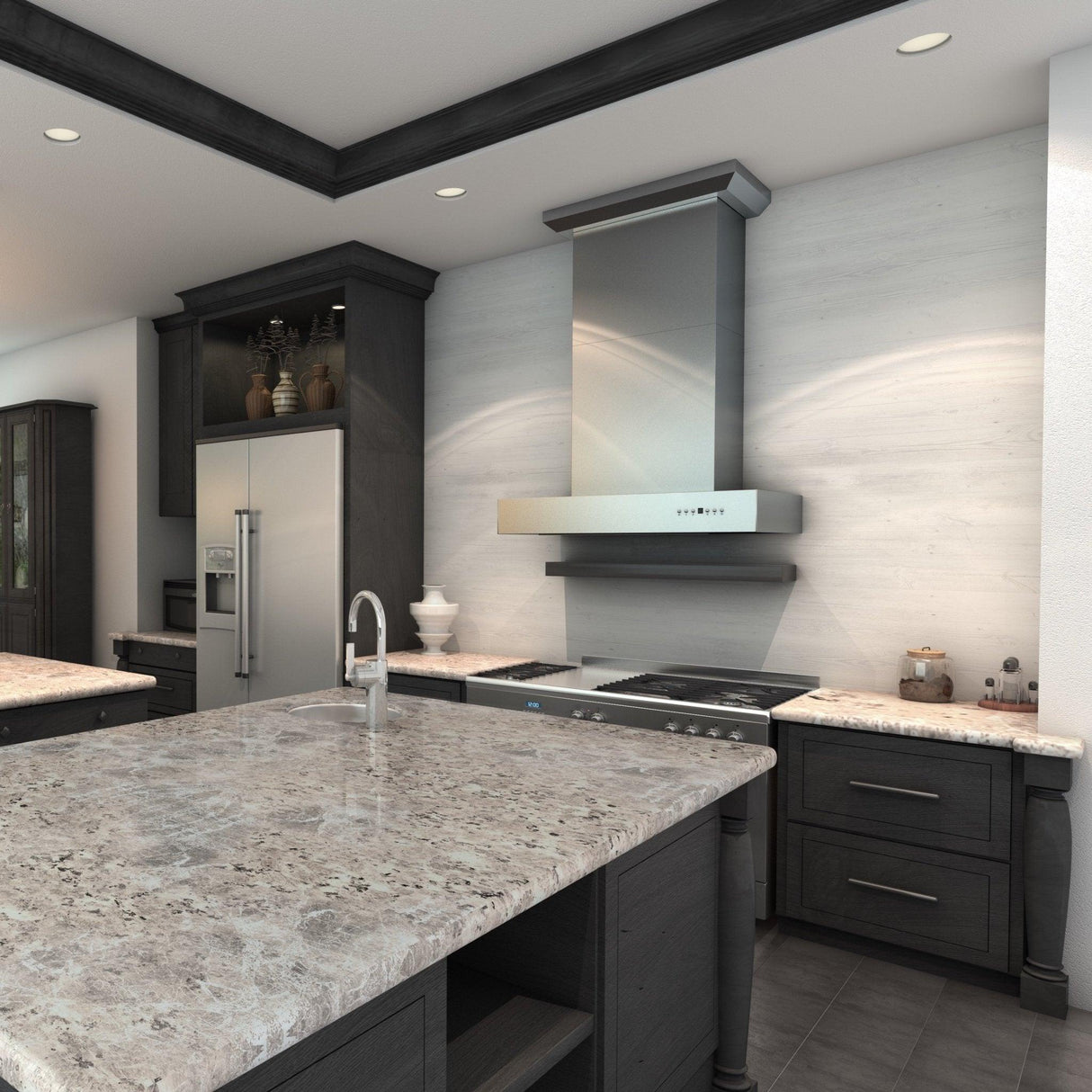 48" KECOM Wall Hood 1200 cfm