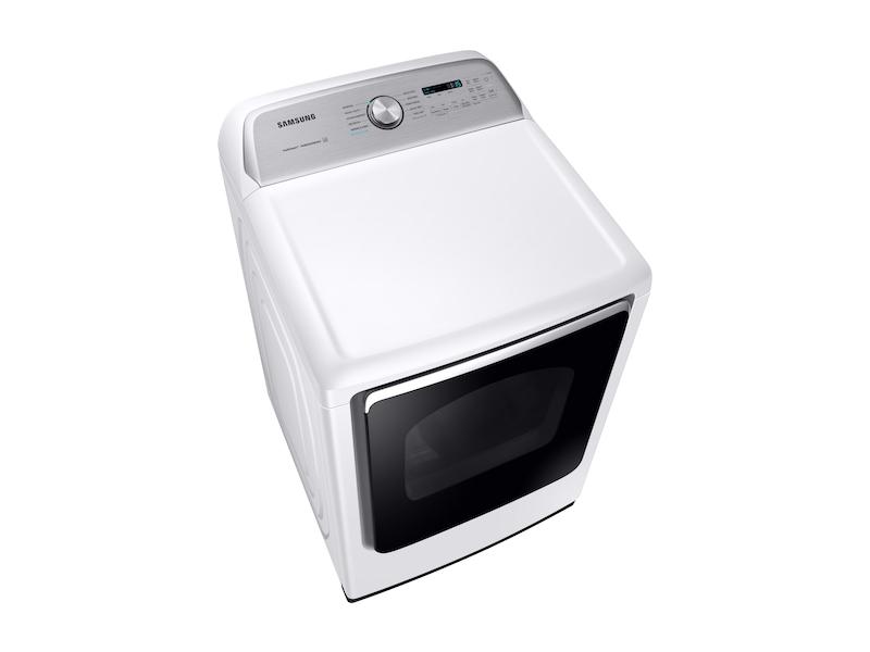 7.4 cu. ft. Electric Dryer with Steam Sanitize+ in White